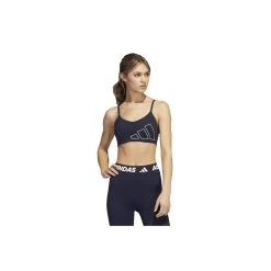 ADIDAS PERFORMANCE Adidas Aeroreact Training Light-Support Logo Sport-BH - Navy/weiß -Sportbekleidung Verkauf adidas aeroreact training light support logo sport bh navy weiss3
