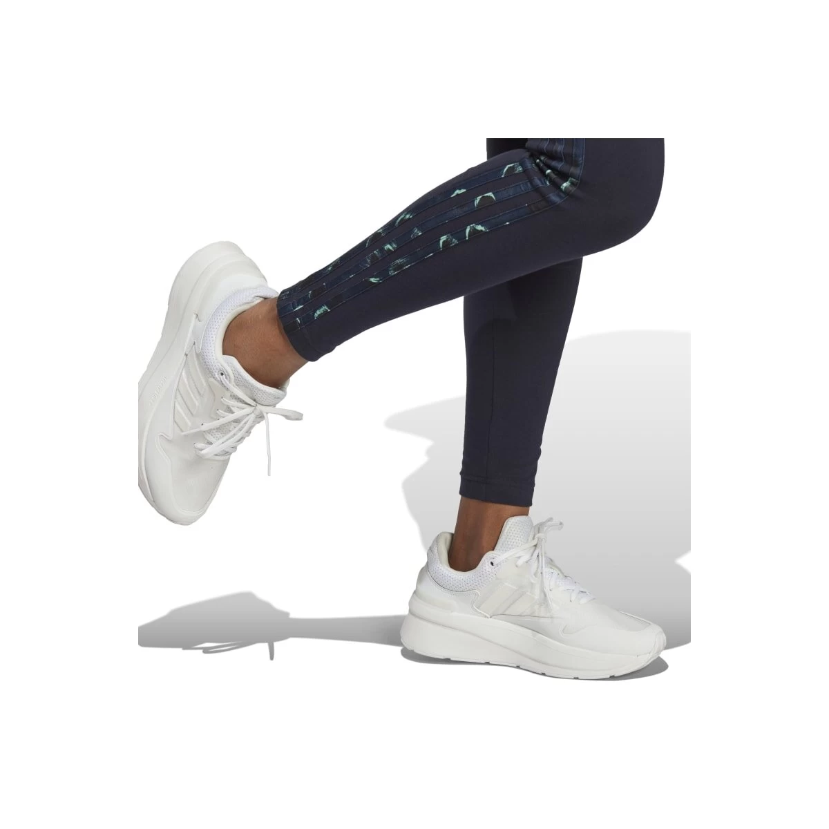 ADIDAS PERFORMANCE Adidas Essentials 3-Streifen Animal Print Leggings Damen - Navy 8 ADIDAS PERFORMANCE Adidas Essentials 3-Streifen Animal Print Leggings Damen - Navy – Bild 6