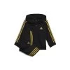 ADIDAS PERFORMANCE Adidas Essentials Shiny Hooded Trainingsanzug Baby - Schwarz/gold -Sportbekleidung Verkauf adidas essentials shiny hooded trainingsanzug baby schwarz gold