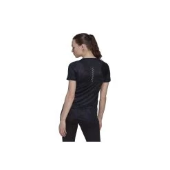 ADIDAS PERFORMANCE Adidas Fast Allover Print Running T-Shirt Damen - Schwarz -Sportbekleidung Verkauf adidas fast allover print running t shirt damen schwarz3