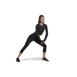 ADIDAS PERFORMANCE Adidas Fast Flower Crop Running Shirt Langarm Damen - Schwarz 12 ADIDAS PERFORMANCE Adidas Fast Flower Crop Running Shirt Langarm Damen - Schwarz -Sportbekleidung Verkauf adidas fast flower crop running shirt langarm damen schwarz4