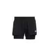 ADIDAS PERFORMANCE Adidas Pacer 2-IN-1 Damen Shorts - Schwarz -Sportbekleidung Verkauf adidas pacer 2 in 1 damen shorts schwarz