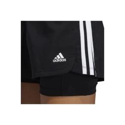 ADIDAS PERFORMANCE Adidas Pacer 2-IN-1 Damen Shorts - Schwarz -Sportbekleidung Verkauf adidas pacer 2 in 1 damen shorts schwarz5