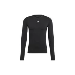 ADIDAS PERFORMANCE Adidas Techfit Compression Langarm Shirt - Herren - Schwarz