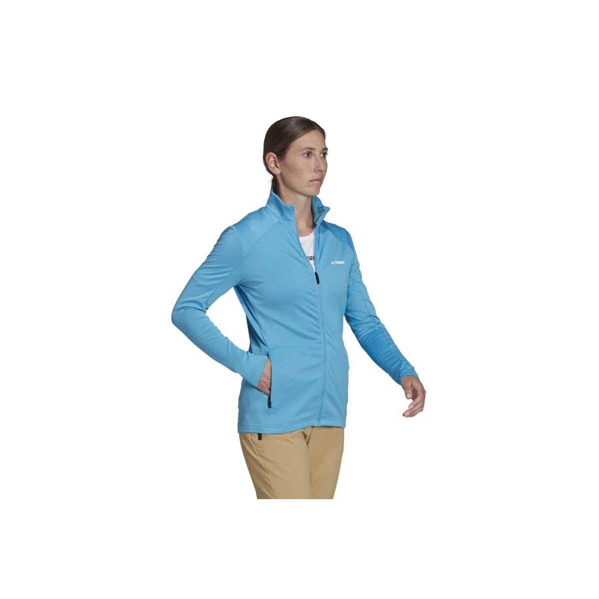 ADIDAS PERFORMANCE Adidas Terrex Multi Zip Jacke Damen - Hellblau 6 ADIDAS PERFORMANCE Adidas Terrex Multi Zip Jacke Damen - Hellblau – Bild 4