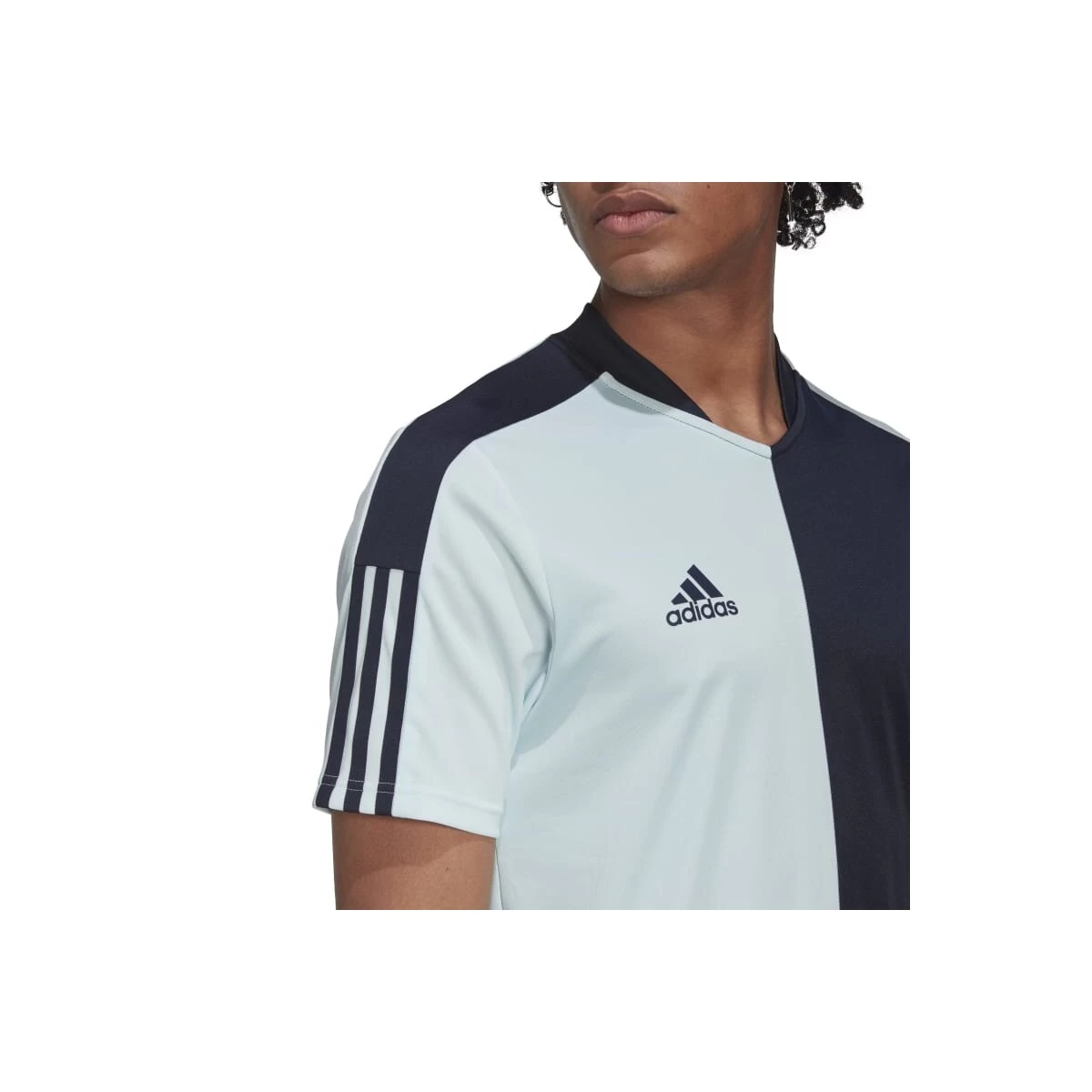 ADIDAS PERFORMANCE Adidas Tiro Half & Half Trikot Herren - Hellblau/navy 7 ADIDAS PERFORMANCE Adidas Tiro Half & Half Trikot Herren - Hellblau/navy – Bild 5