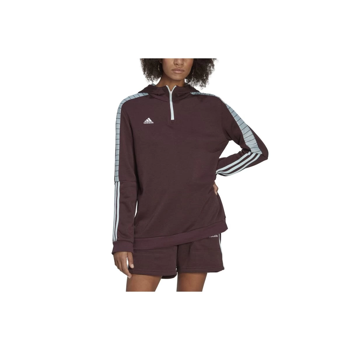 ADIDAS PERFORMANCE Adidas Tiro Hoodie Damen - Bordeaux 4 ADIDAS PERFORMANCE Adidas Tiro Hoodie Damen - Bordeaux – Bild 2