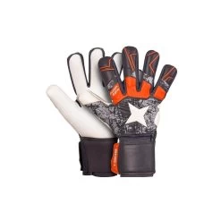 Derbystar Goalie V22 Torwarthandschuhe Kinder - Orange/grau