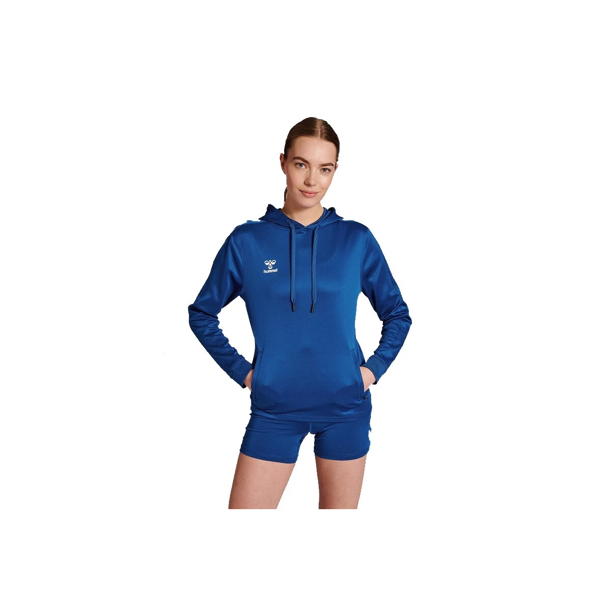 Hummel Core XK Poly Hoodie Damen - Blau 5 Hummel Core XK Poly Hoodie Damen - Blau – Bild 3