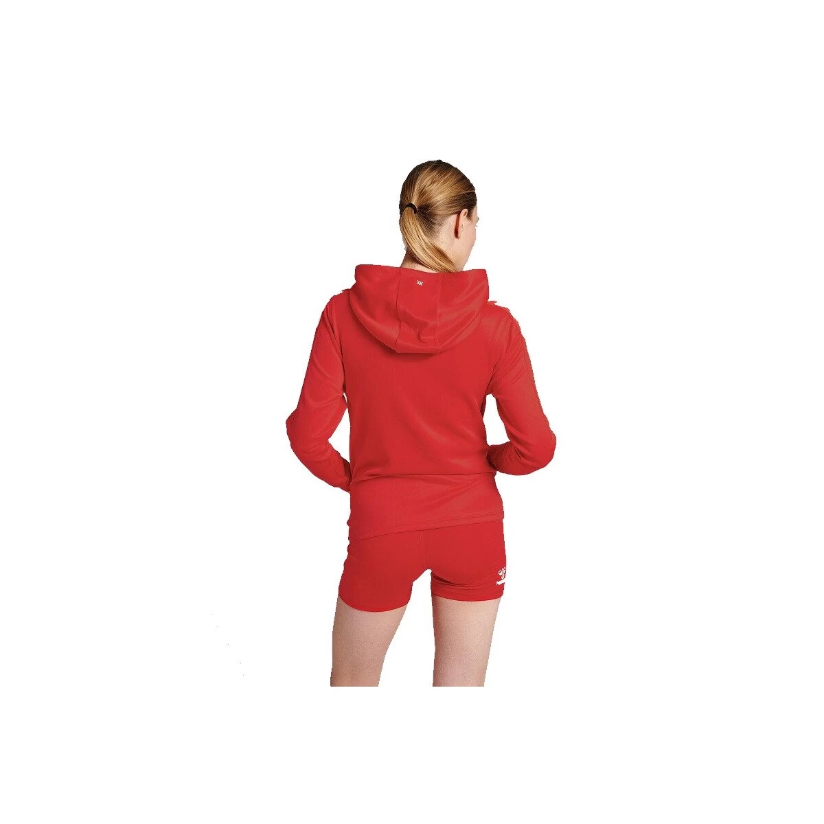 Hummel Core XK Poly Sweat Hoodie Damen - Rot 6 Hummel Core XK Poly Sweat Hoodie Damen - Rot – Bild 4