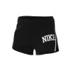 Nike Swoosh Laufshorts Damen - Schwarz/weiß -Sportbekleidung Verkauf nike swoosh laufshorts damen schwarz weiss