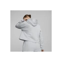 Puma Better Fleece Hoodie Damen - Grau 7 Puma Better Fleece Hoodie Damen - Grau -Sportbekleidung Verkauf puma better fleece hoodie damen grau3