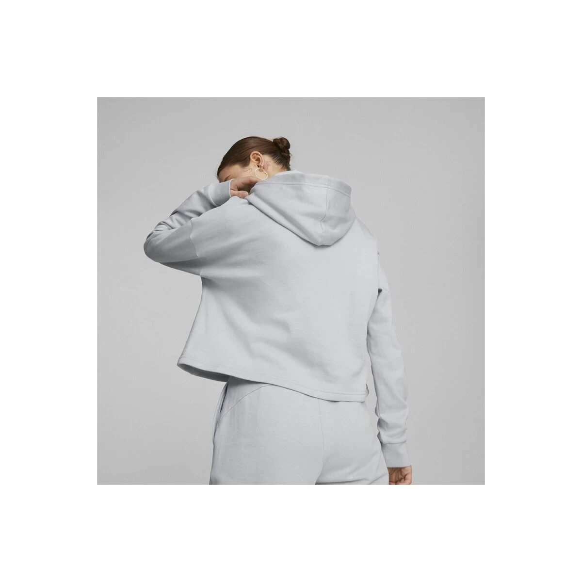 Puma Better Fleece Hoodie Damen - Grau 5 Puma Better Fleece Hoodie Damen - Grau – Bild 3