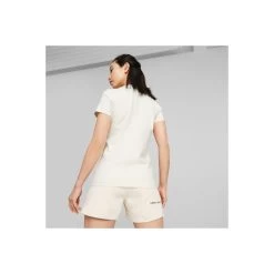 Puma Better T-Shirt Damen - Beige/weiß -Sportbekleidung Verkauf puma better t shirt damen beige weiss4