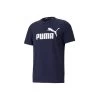 Puma Essential Logo T-Shirt Herren - Navy/weiß -Sportbekleidung Verkauf puma essential logo t shirt herren navy weiss