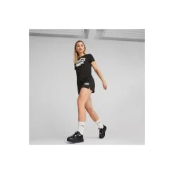 Puma Essentials+ Power Shorts Damen - Schwarz -Sportbekleidung Verkauf puma essentials power shorts damen schwarz3