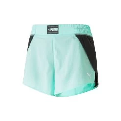 Puma Fit Fashion Woven Flow Shorts Damen - Türkis/schwarz