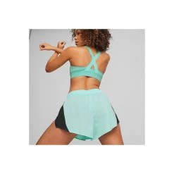 Puma Fit Fashion Woven Flow Shorts Damen - Türkis/schwarz -Sportbekleidung Verkauf puma fit fashion woven flow shorts damen tuerkis schwarz4