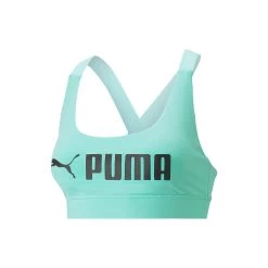 Puma Fit Mid Impact Sport-BH Damen - Türkis
