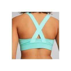 Puma Fit Mid Impact Sport-BH Damen - Türkis -Sportbekleidung Verkauf puma fit mid impact sport bh damen tuerkis4