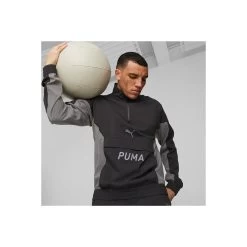 Puma Fit Woven Halfzip Sweatshirt Herren - Schwarz -Sportbekleidung Verkauf puma fit woven halfzip sweatshirt herren schwarz3