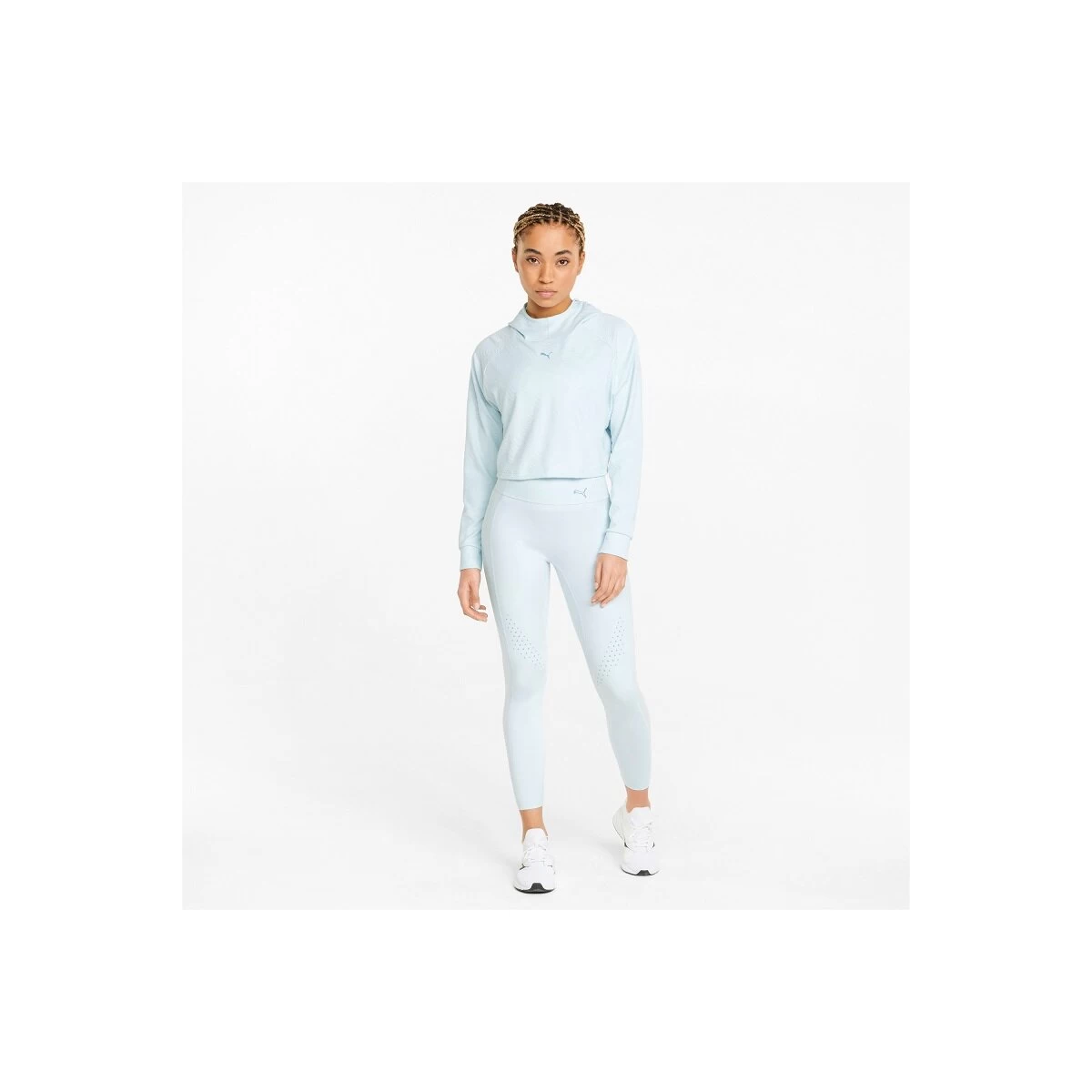 Puma Flawless Hoodie Damen - Hellblau 7 Puma Flawless Hoodie Damen - Hellblau – Bild 5