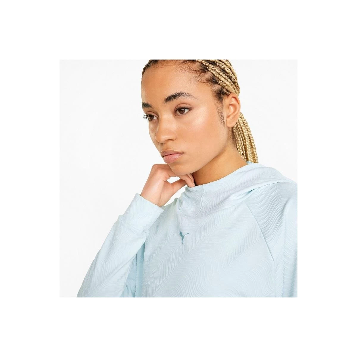 Puma Flawless Hoodie Damen - Hellblau 8 Puma Flawless Hoodie Damen - Hellblau – Bild 6