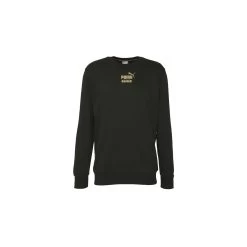 Puma King Logo Crew Sweatshirt Herren - Schwarz