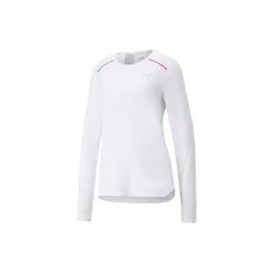 Puma Run Cloudspun Marathon Langarm Shirt Damen - Weiß