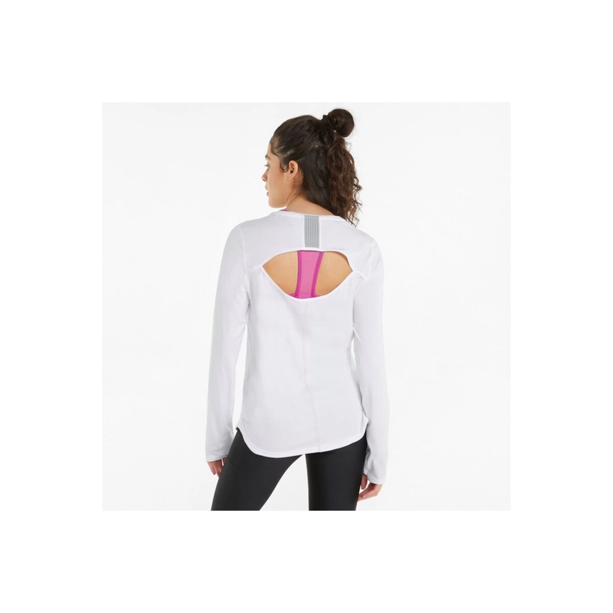 Puma Run Cloudspun Marathon Langarm Shirt Damen - Weiß 6 Puma Run Cloudspun Marathon Langarm Shirt Damen - Weiß – Bild 4