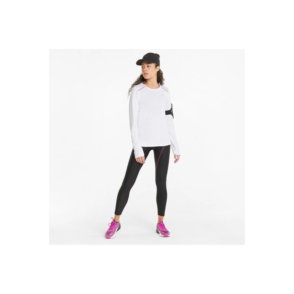 Puma Run Cloudspun Marathon Langarm Shirt Damen - Weiß 7 Puma Run Cloudspun Marathon Langarm Shirt Damen - Weiß – Bild 5