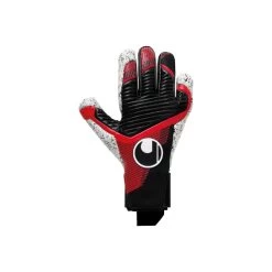 Uhlsport Powerglide Supergrip+ Torwarthandschuhe - Schwarz/rot/weiß