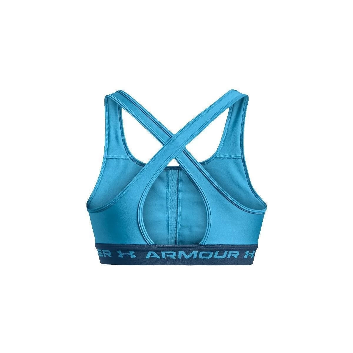 Under Armour Crossback Mid Sport BH Damen - Blau 4 Under Armour Crossback Mid Sport BH Damen - Blau – Bild 2