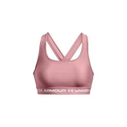 Under Armour Crossback Mid Sport BH - Rosa/weiß