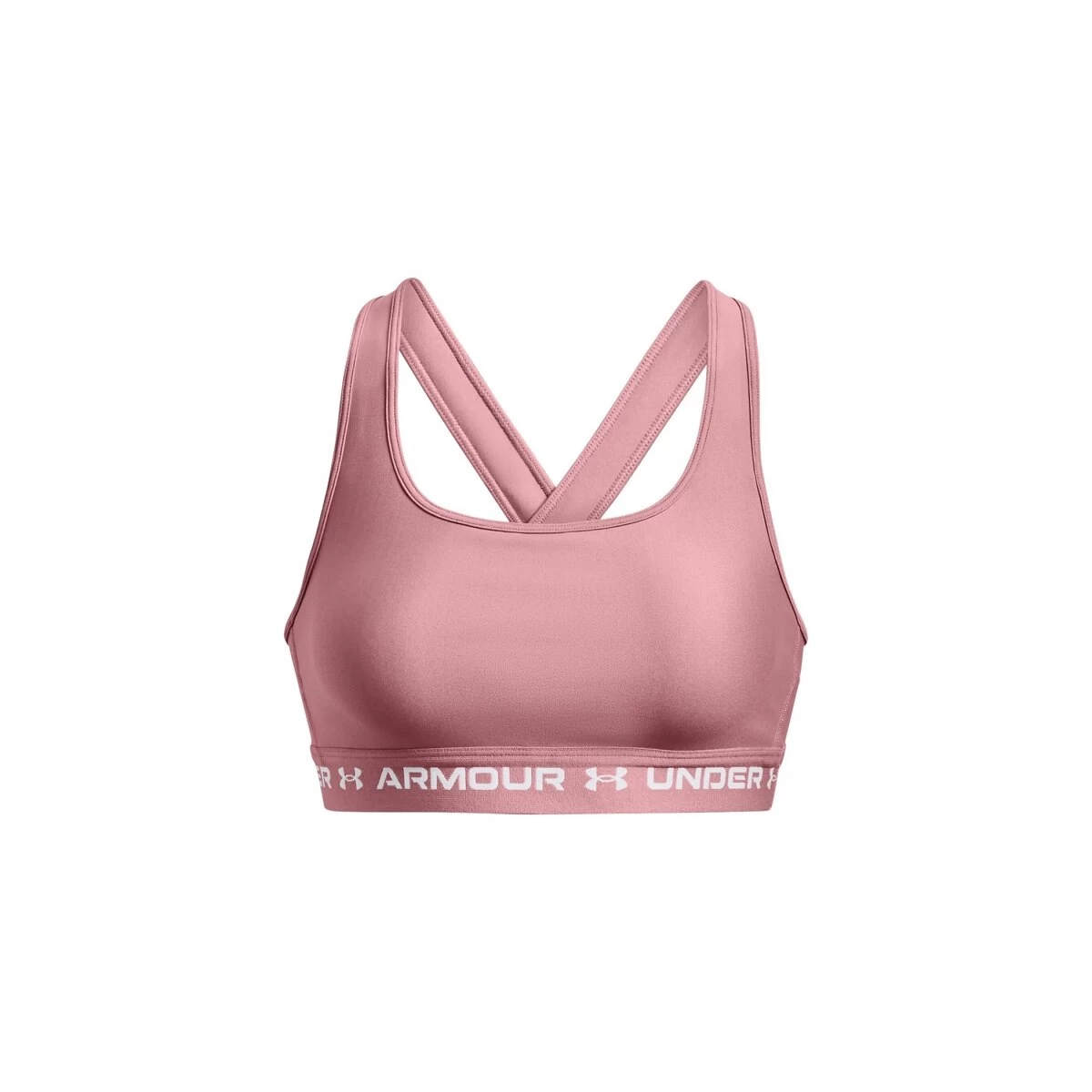 Under Armour Crossback Mid Sport BH - Rosa/weiß 3 Under Armour Crossback Mid Sport BH - Rosa/weiß