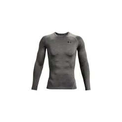 Under Armour HeatGear Compression Langarm Shirt Herren - Grau