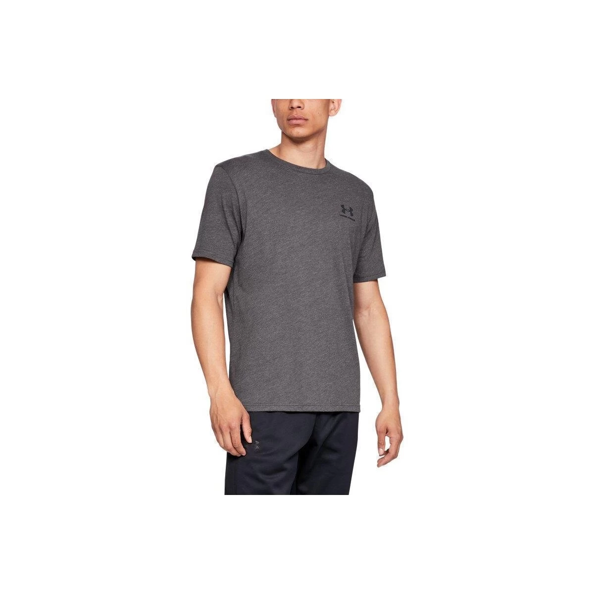 Under Armour Herren Shirt Sportstyle Left Chest - Dunkelgrau 5 Under Armour Herren Shirt Sportstyle Left Chest - Dunkelgrau – Bild 3