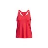 Under Armour Knockout Tanktop Damen - Rot/weiß -Sportbekleidung Verkauf under armour knockout tanktop damen rot weiss