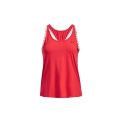 Under Armour Knockout Tanktop Damen - Rot/weiß