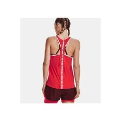 Under Armour Knockout Tanktop Damen - Rot/weiß -Sportbekleidung Verkauf under armour knockout tanktop damen rot weiss3