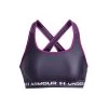 Under Armour Mid Crossback Sport-BH Damen - Lila