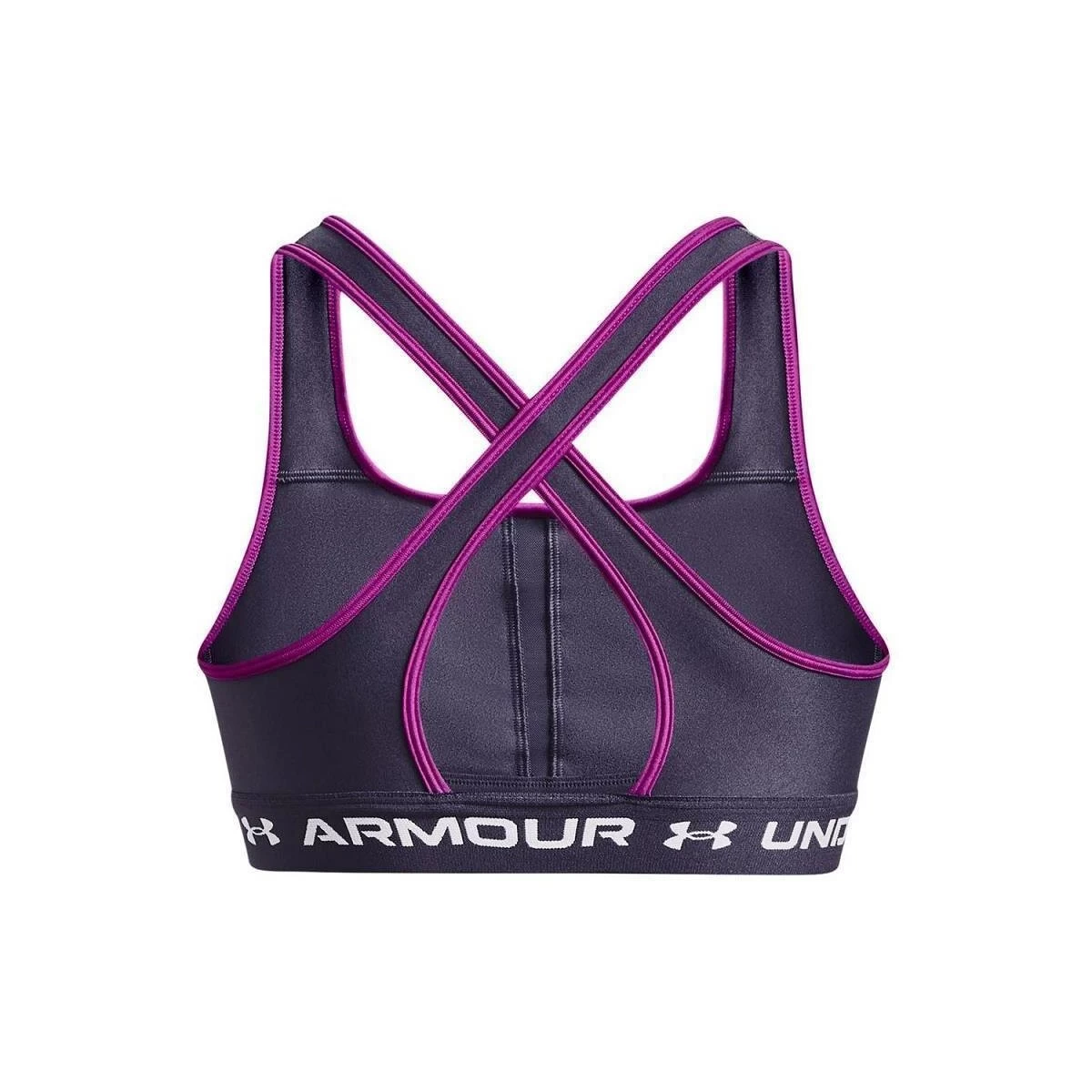 Under Armour Mid Crossback Sport-BH Damen - Lila 4 Under Armour Mid Crossback Sport-BH Damen - Lila – Bild 2
