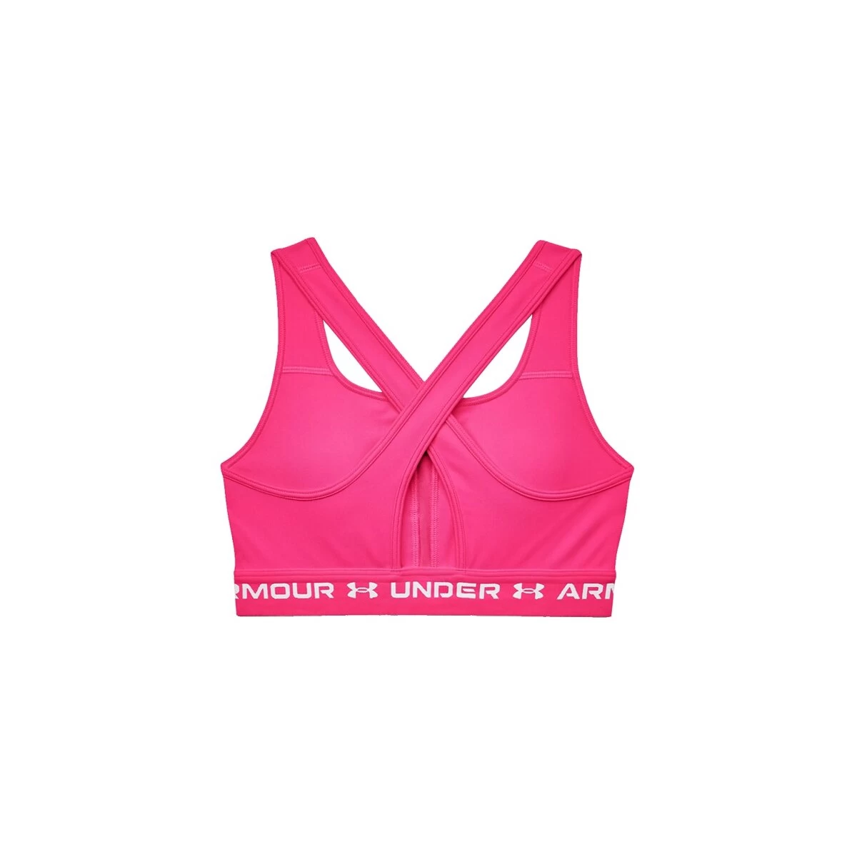 Under Armour Mid Crossback Sport-BH Damen - Rosa 4 Under Armour Mid Crossback Sport-BH Damen - Rosa – Bild 2